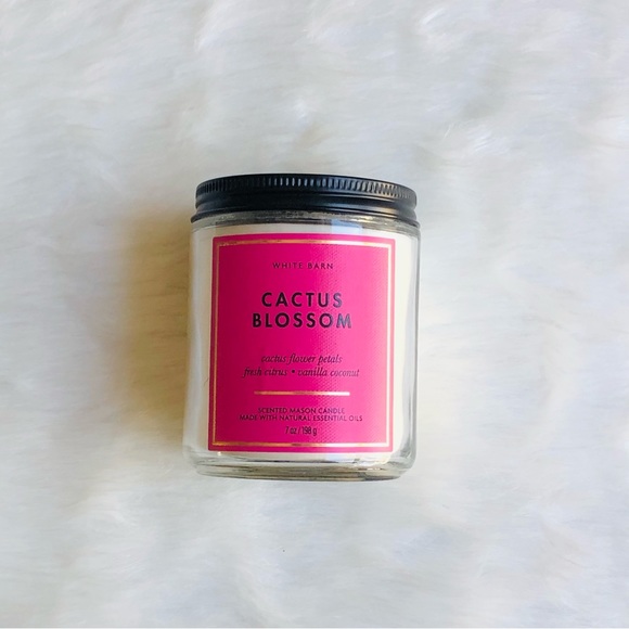 Bath & Body Works Accents | White Barn Cactus Blossom Candle | Color: Pink/White | Size: Os | Caliwildflowers's Closet